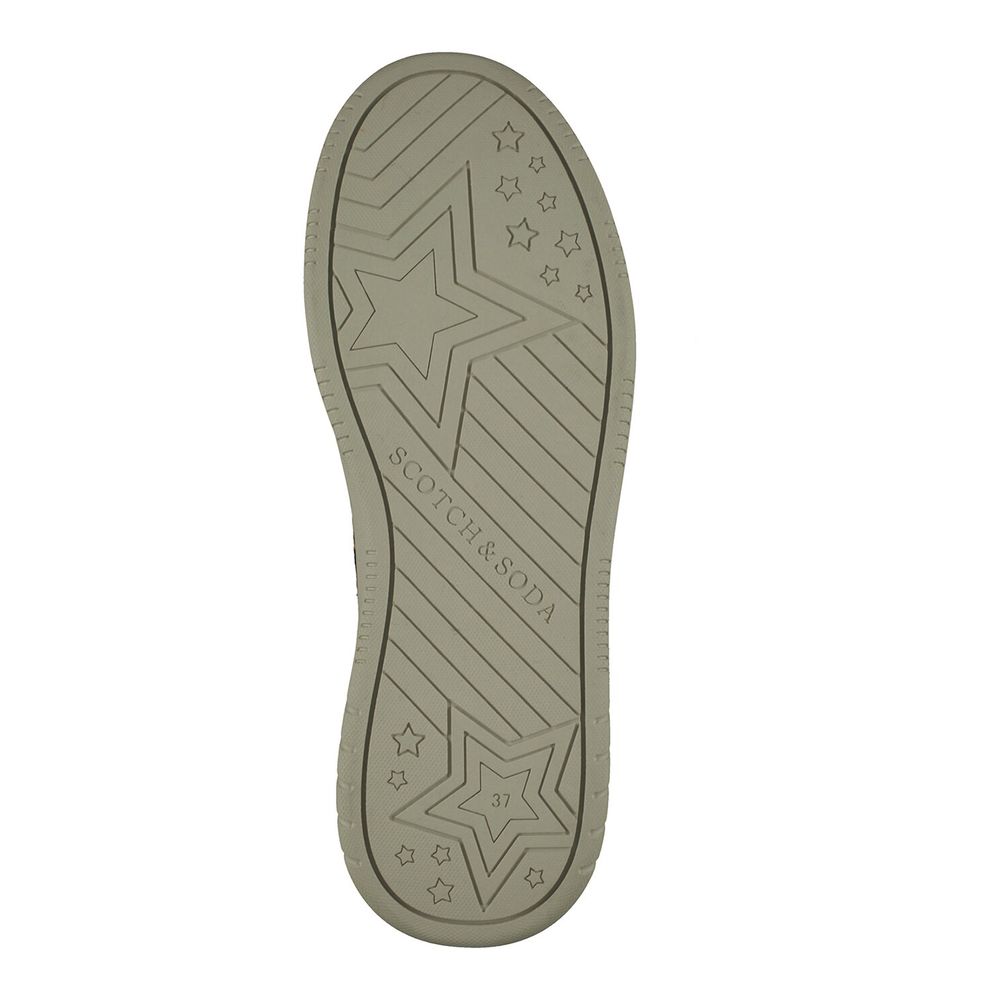 Večbarvni usnjeni nizki superge