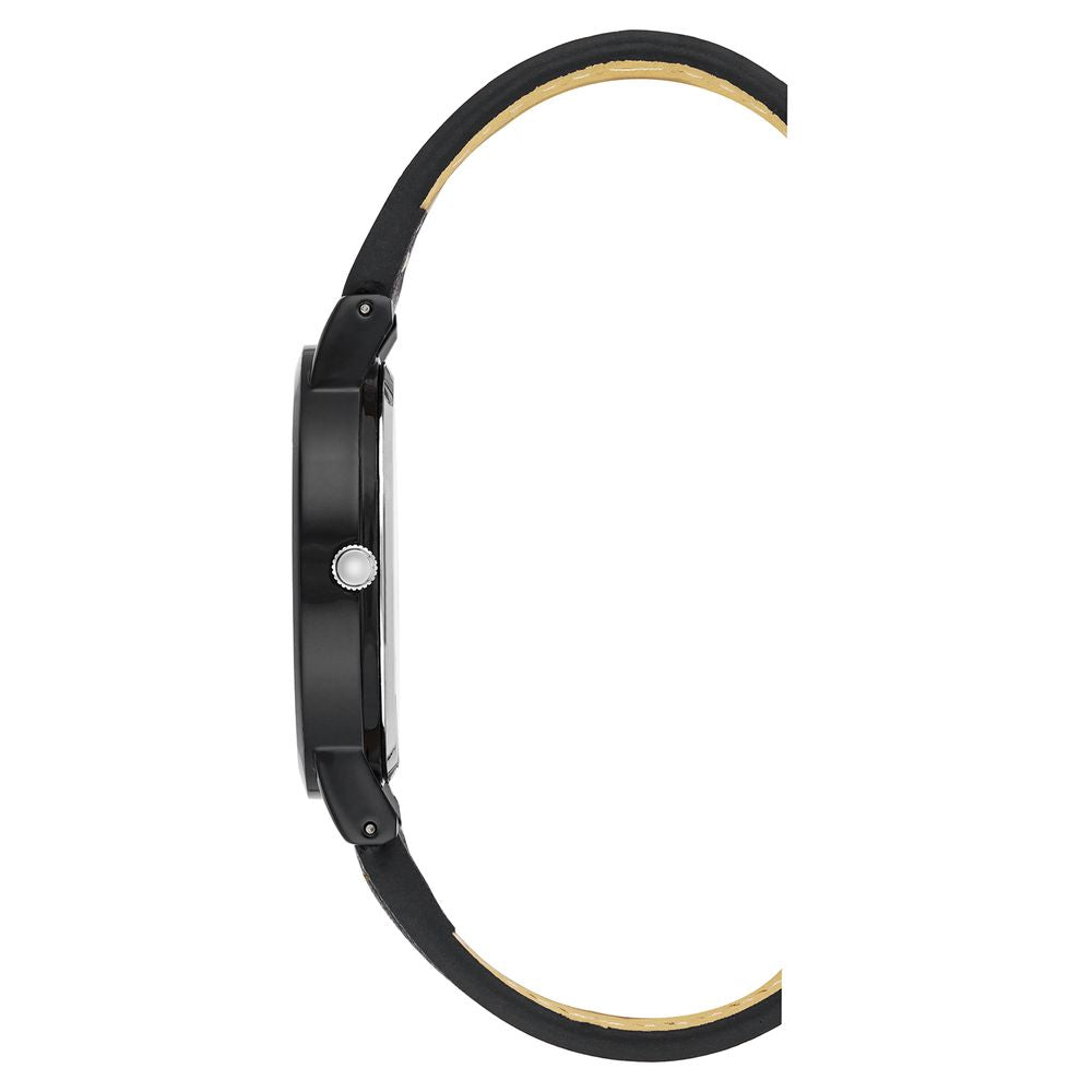 Črna plastična elegantna ura