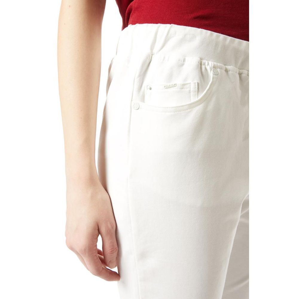 Črne bombažne hlače za prosti čas