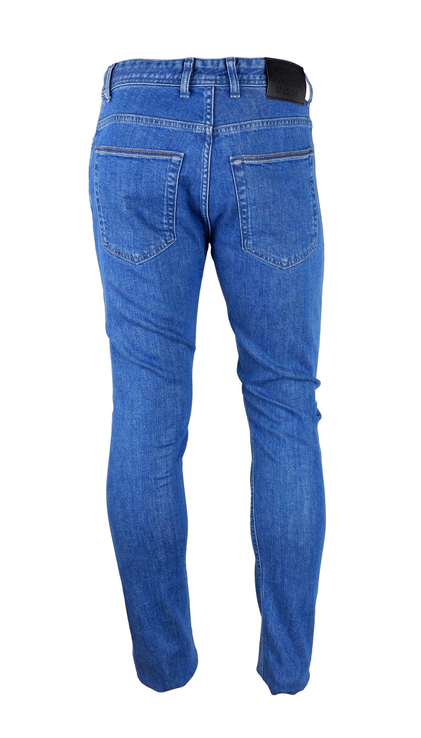 Aquascutum Svetlo modre bombažne moške kavbojke