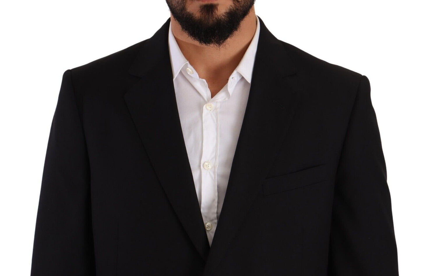 Domenico Tagliente Elegantna dvodelna črna obleka