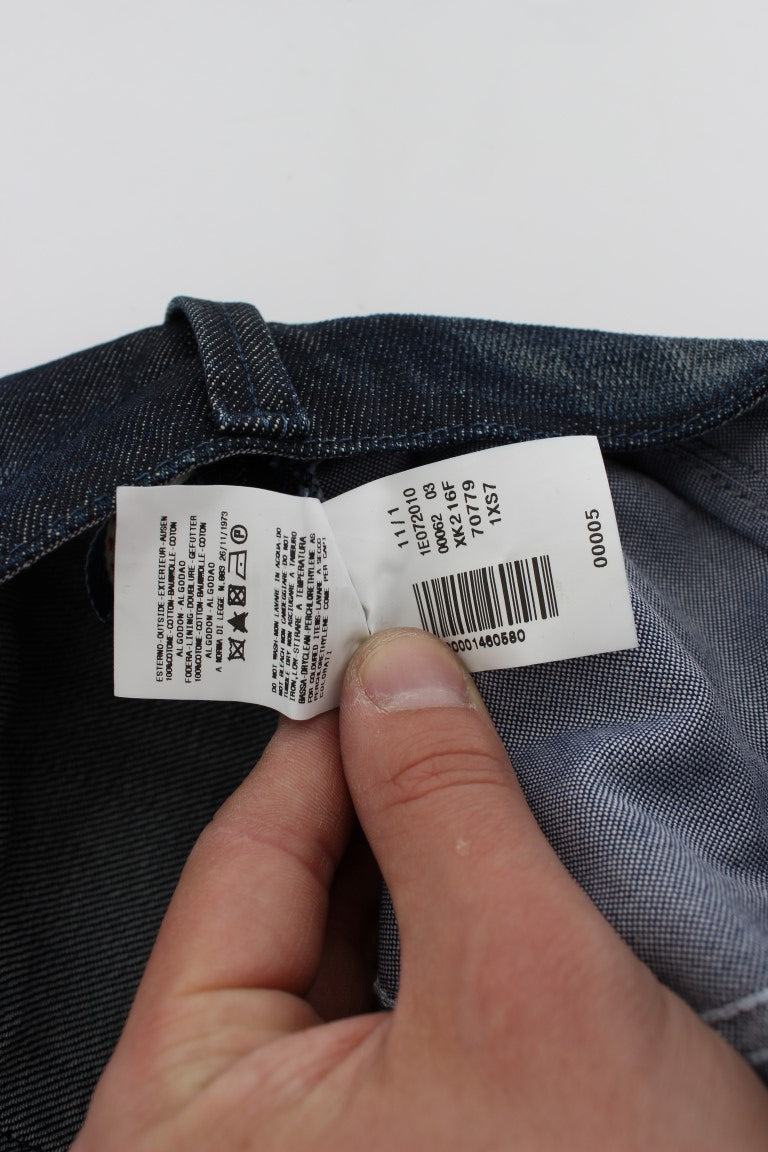 Acht Elegant Regular Straight Fit Modre kavbojke
