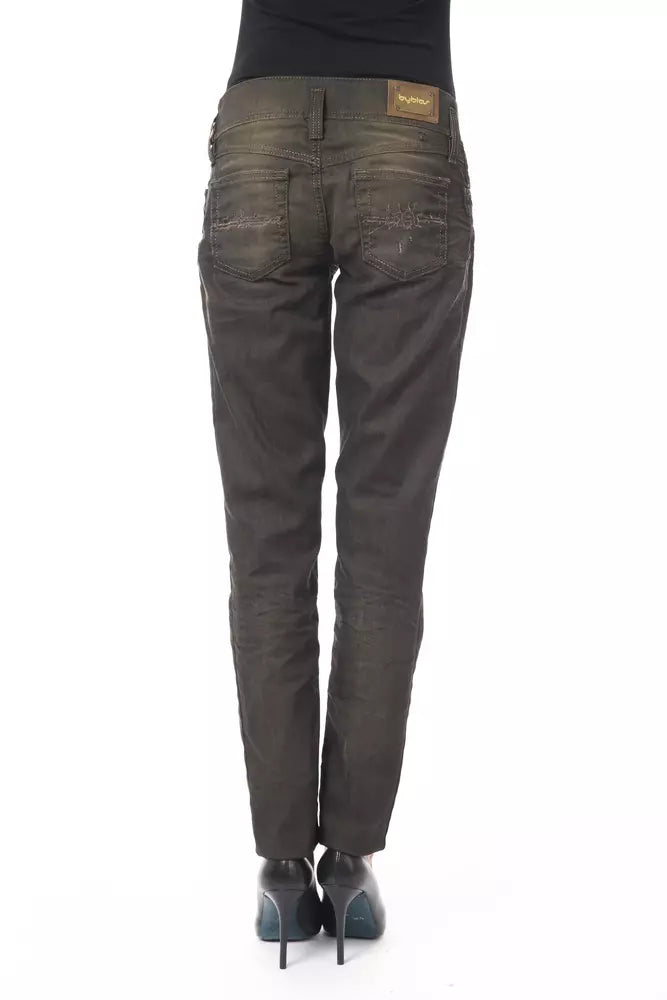 BYBLOS Black Cotton Women's Jeans