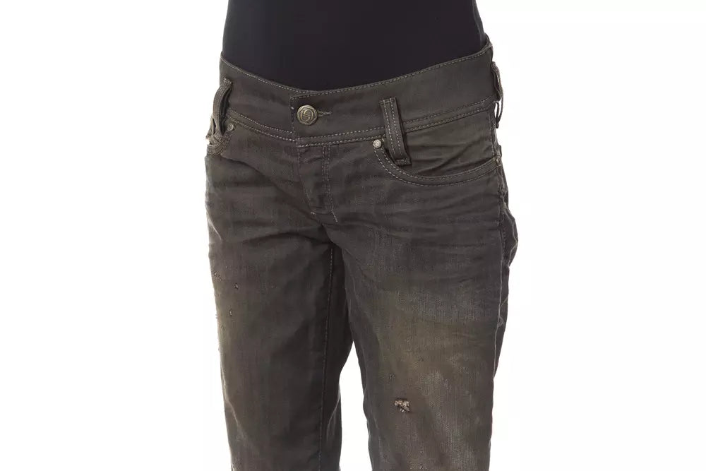 BYBLOS Black Cotton Women's Jeans