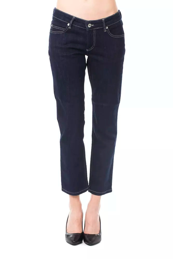 Ungaro Fever Blue Cotton Women's Jeans