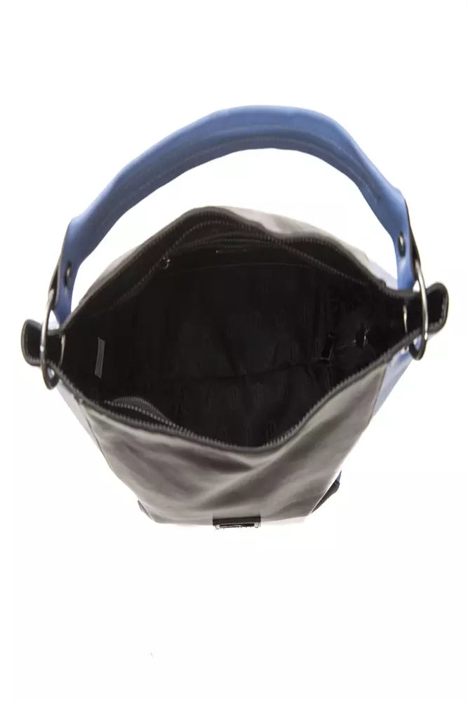 Črna usnjena ženska torba za čez ramo