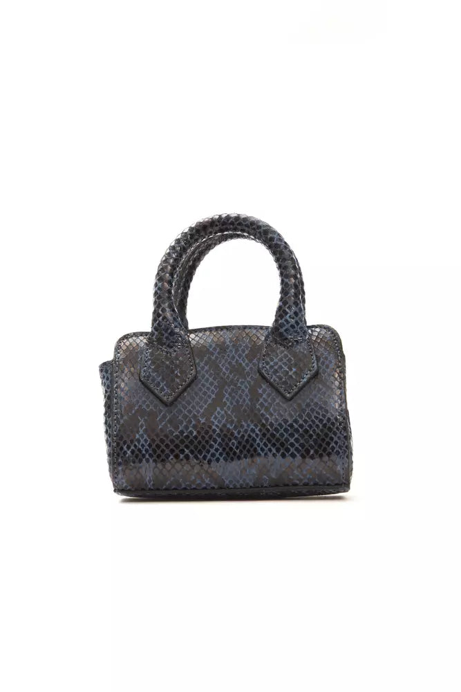 Pompei Donatella Blue Leather Women Mini Tote