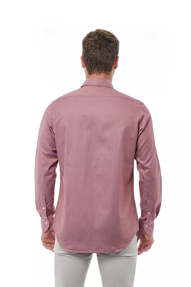 Bagutta Red Cotton Men's Shirt