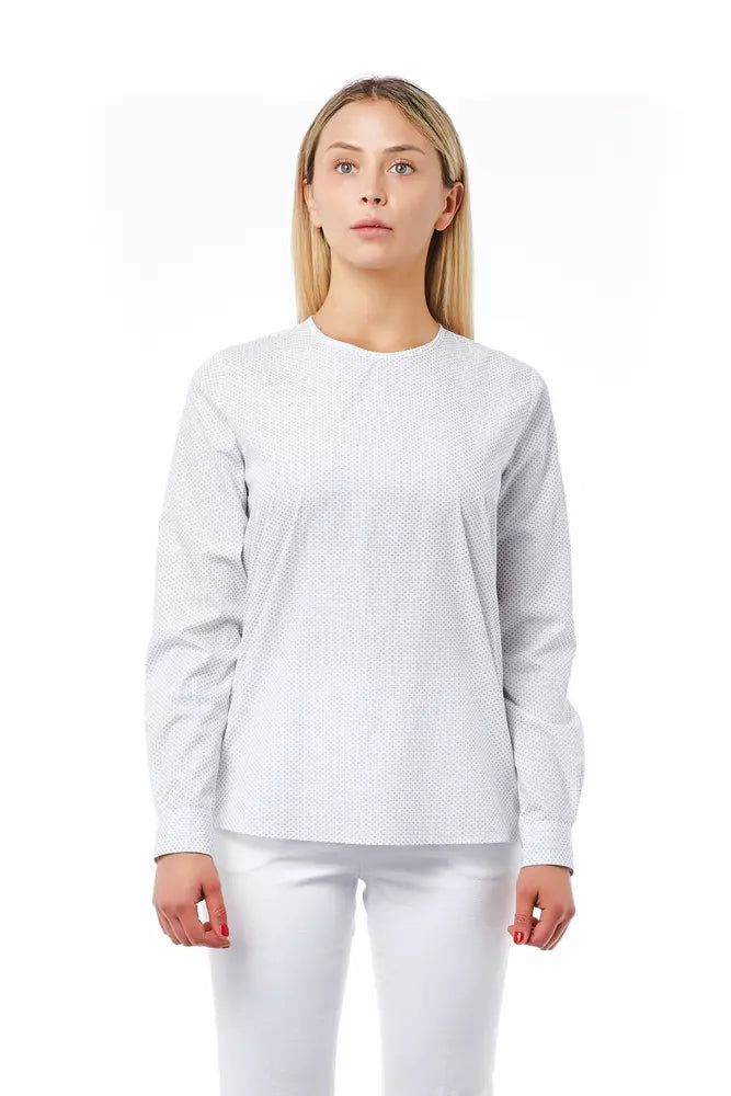 Bagutta White Cotton Women Shirt