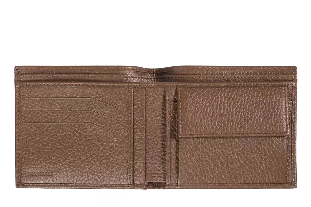 Trussardi Rjava usnjena moška denarnica