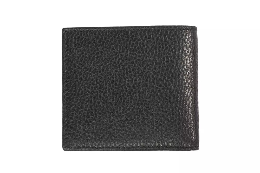 Trussardi Black Leather Men Denarnica