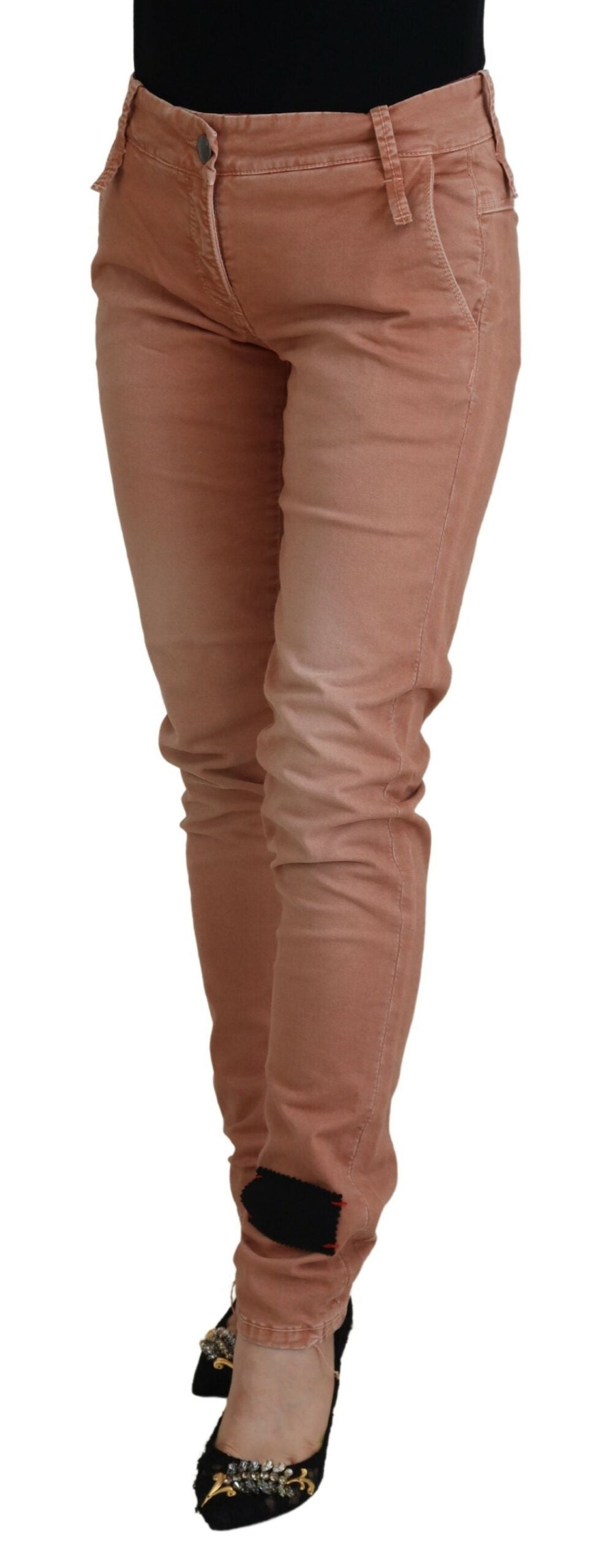 Hlače Acht Chic Slim Fit iz bombaža