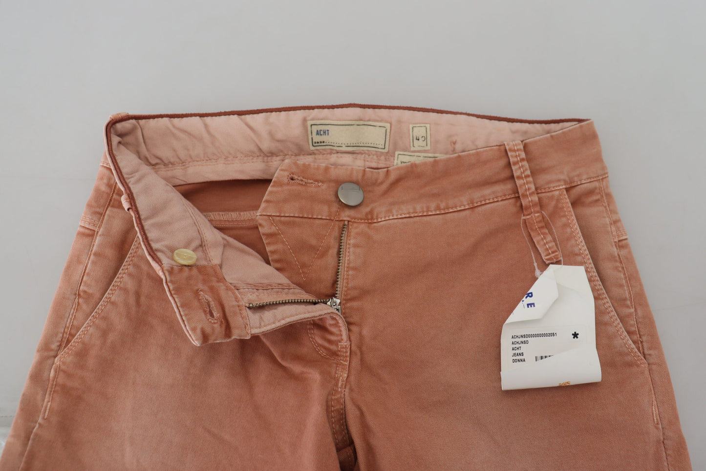 Hlače Acht Chic Slim Fit iz bombaža