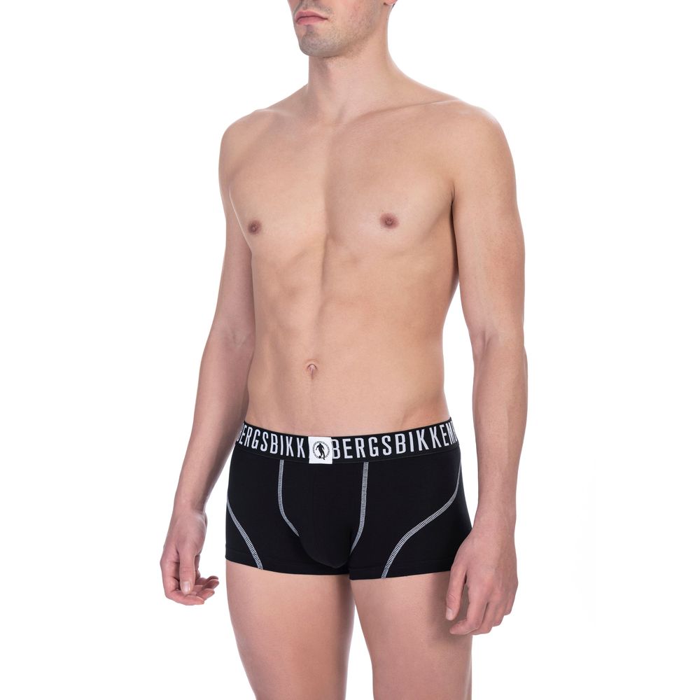 Bikkembergs Black Cotton Men's Trunk Pair