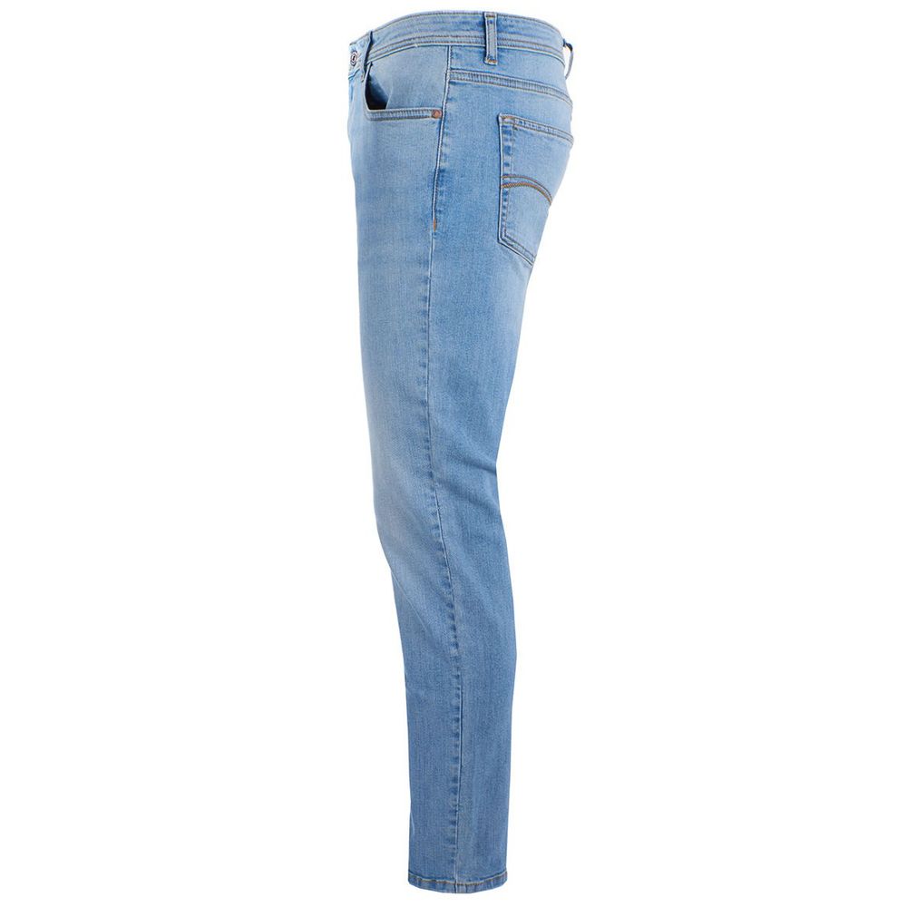 Yes Zee Light Blue Cotton Men Jeans