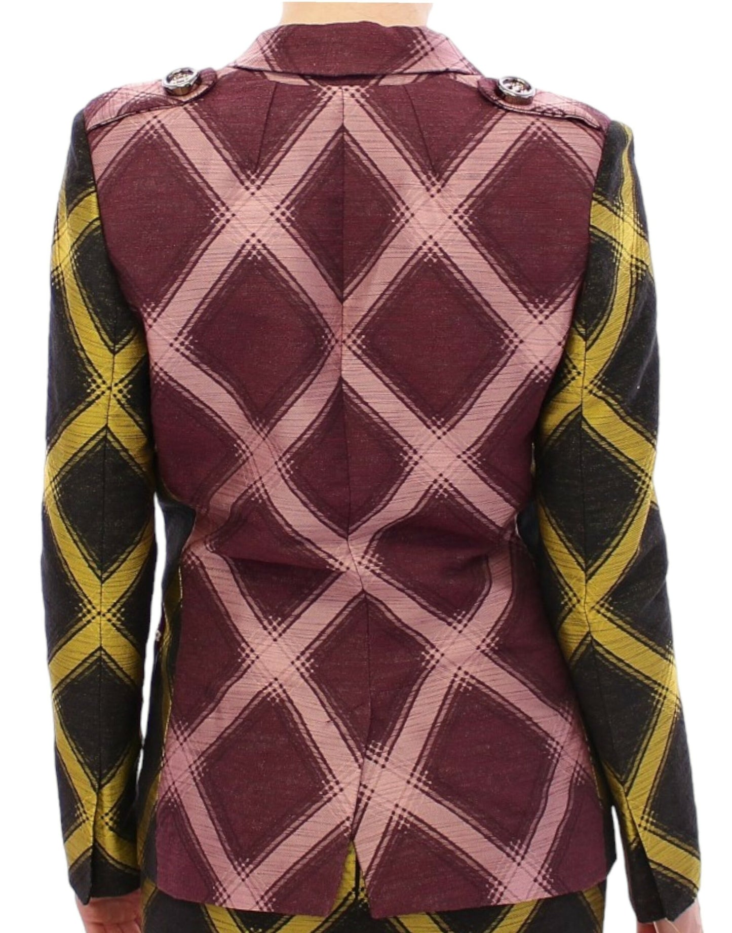 House of Holland Chic Vijolična kvačkana jakna Blazer