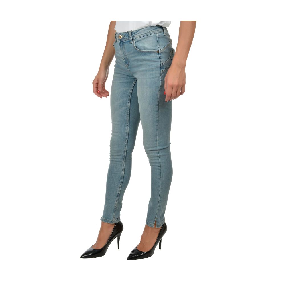 Yes Zee Blue Cotton Women's Skinny Jean