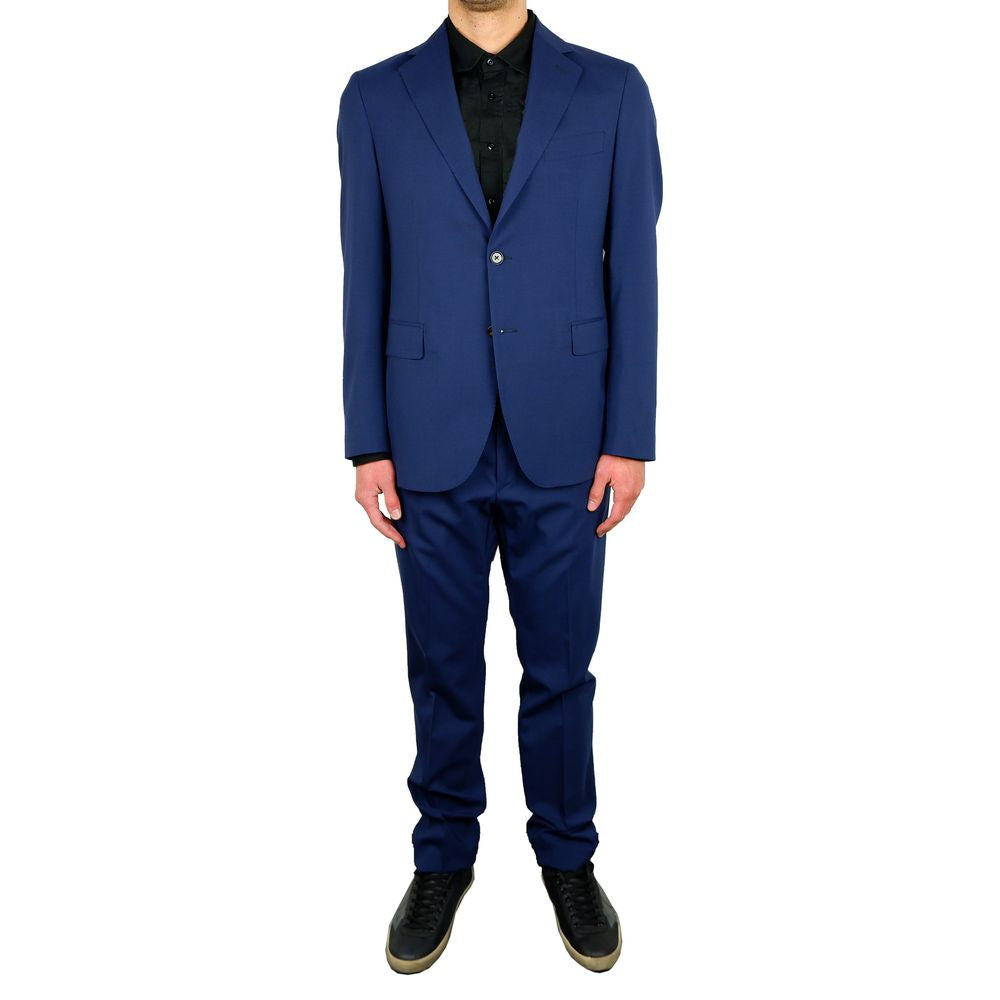 Aquascutum Elegantna modra dvodelna obleka iz volnene Blend