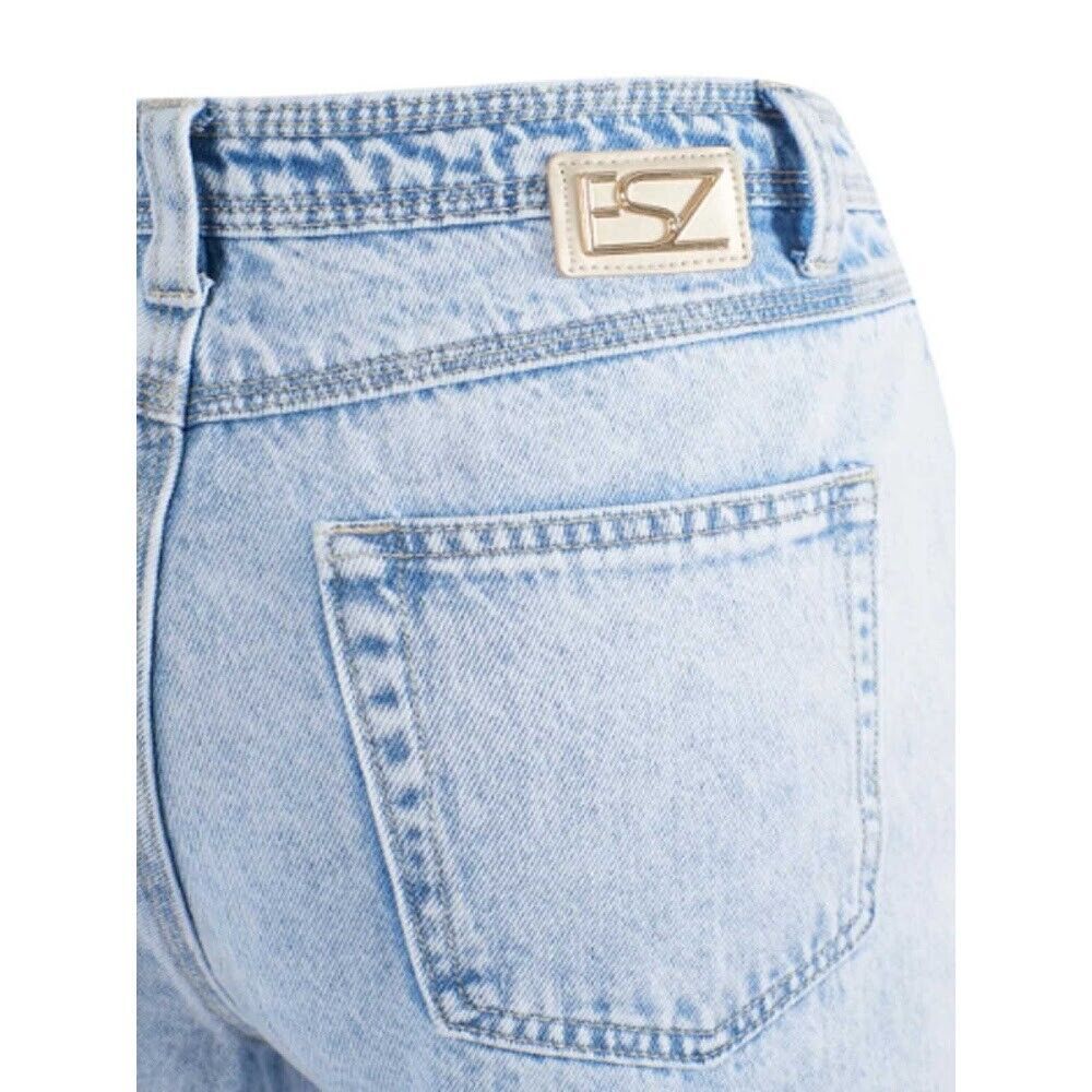 Yes Zee Blue Cotton Women's High-Waisted Jean
