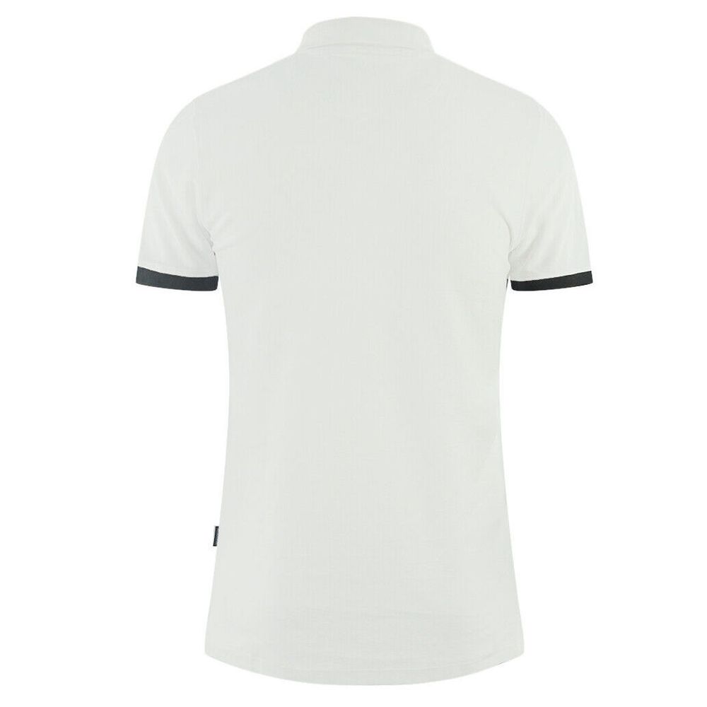Aquascutum Elegantni bombažni polo s podpisnimi podrobnostmi