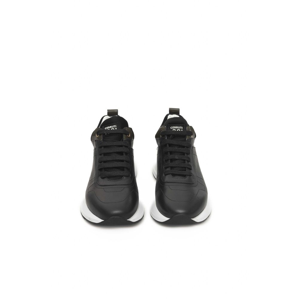 Cerruti 1881 Black Cowhide Women Sneaker