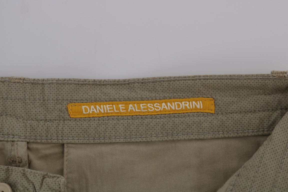 Daniele Alessandrini Bež Slim Fit Chinos za prefinjen slog