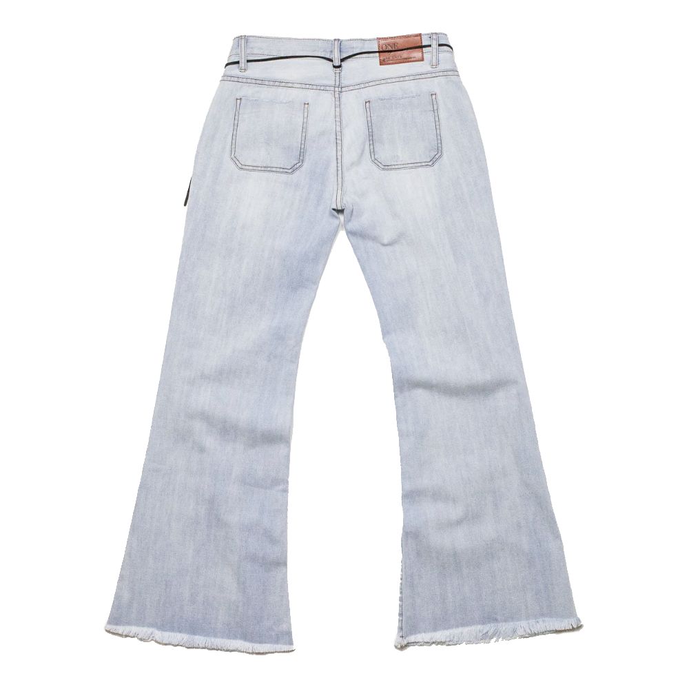 One Teaspoon Blue Cotton Women's Flared Jean