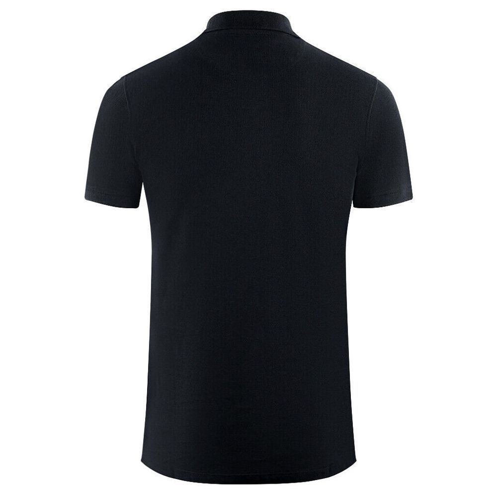 Aquascutum Elegantna bombažna polo majica z kontrastnim logotipom