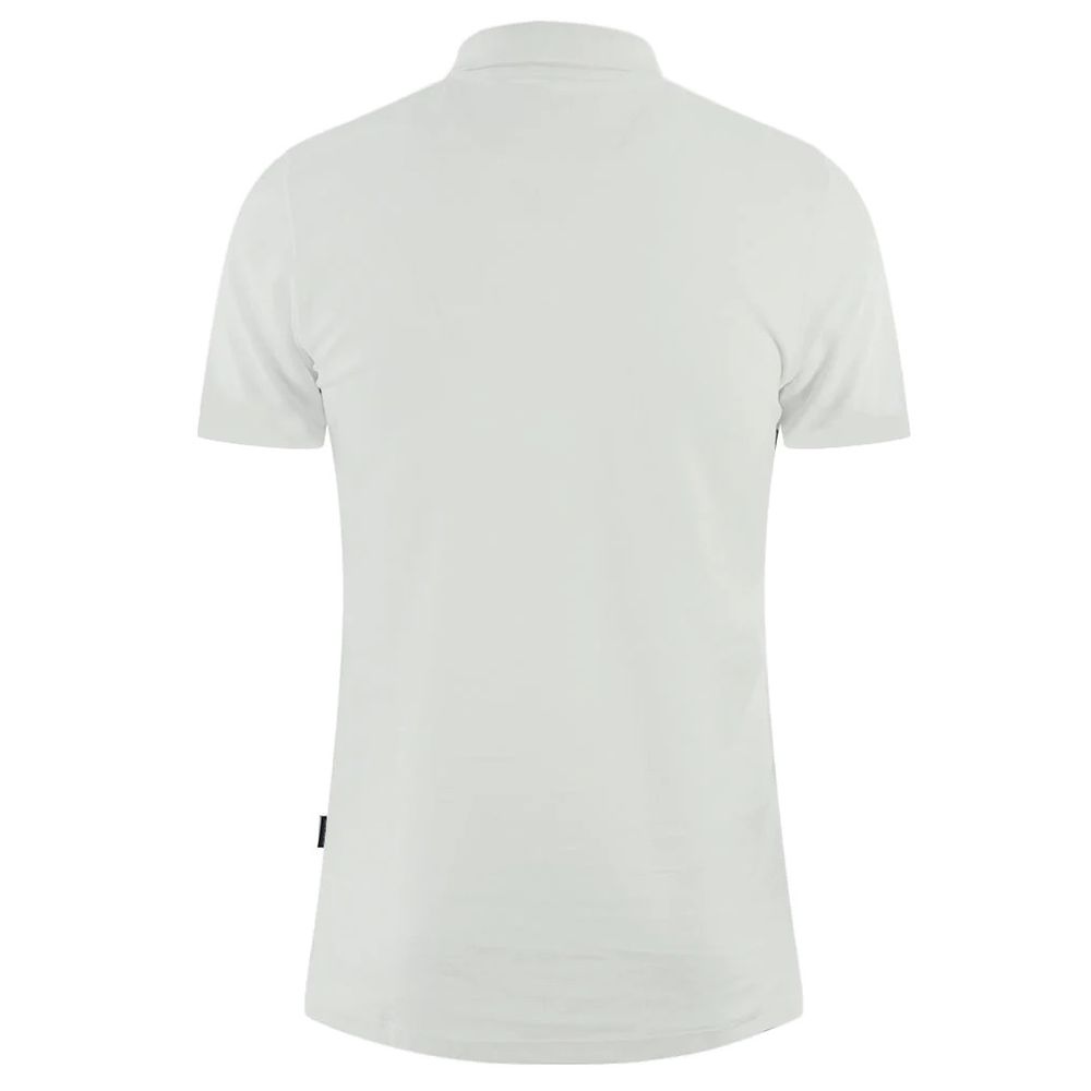 Aquascutum Elegantna bela bombažna polo majica