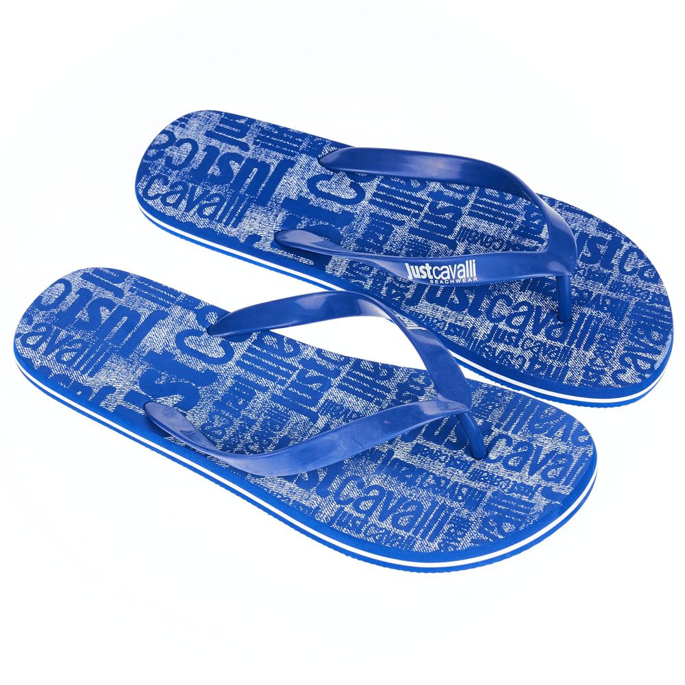 Just Cavalli Light Blue EVA Men's Sandal