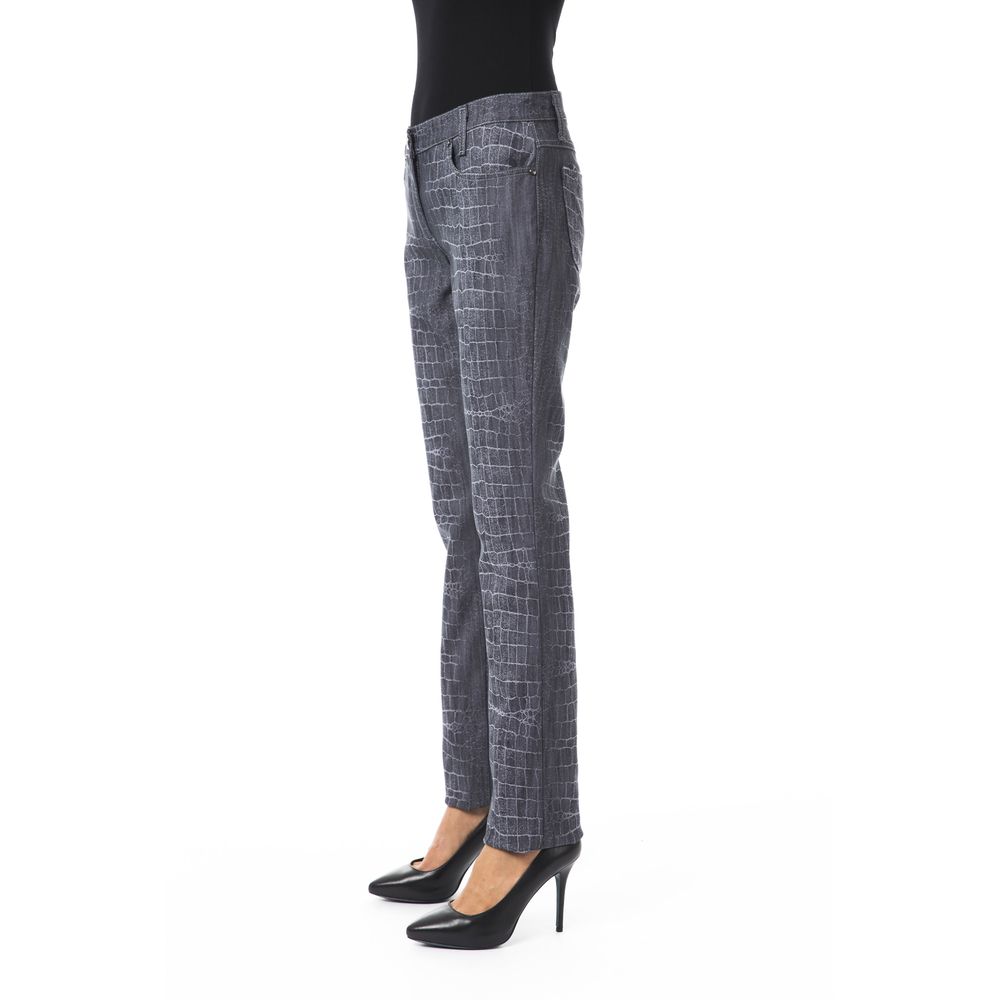 BYBLOS Black Viscose Women Pant
