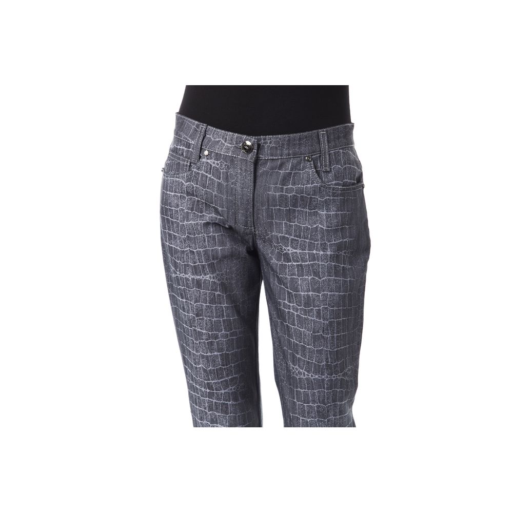 BYBLOS Black Viscose Women Pant