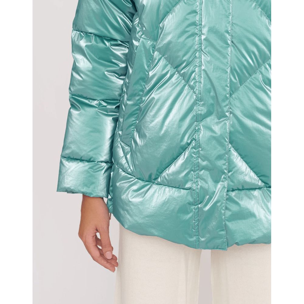 People Of Shibuya Light Blue Polyester Women Jacket