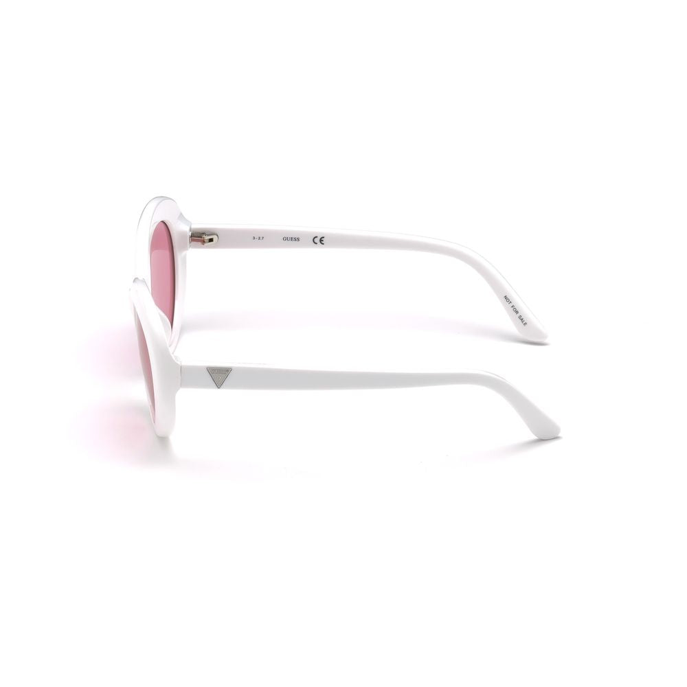 Guess White Haircalf Sunglasses