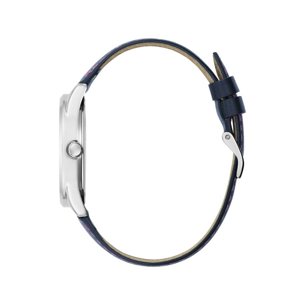 Guess modra usnjena ura