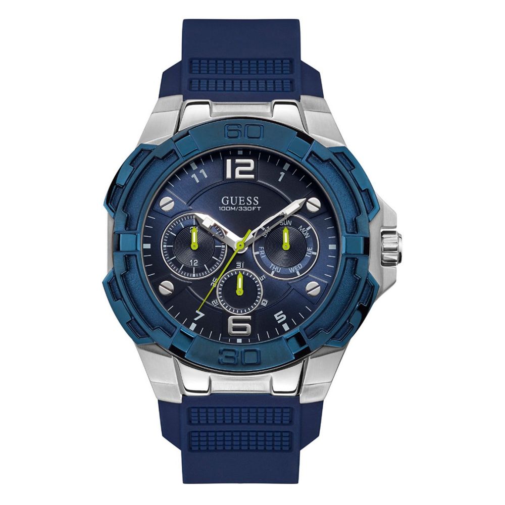 Modra gumijasta ura Guess