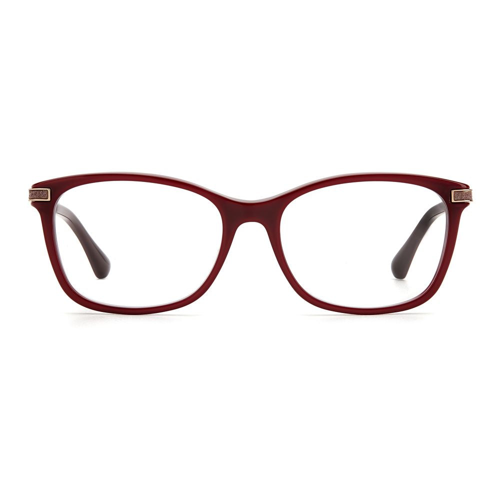 Jimmy Choo Burgundy Haircalf Frames