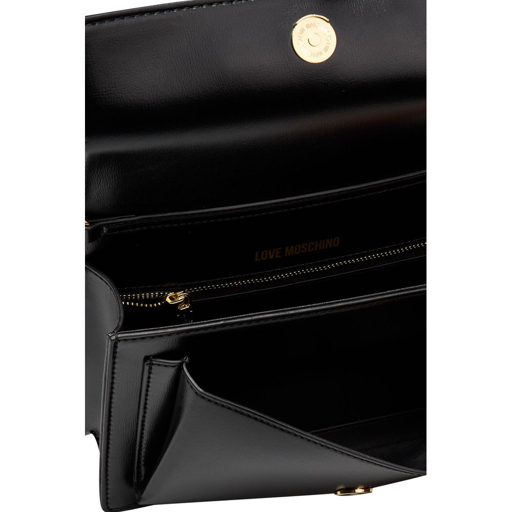Love Moschino "Black Polyethylene Women Crossbody Bag"
