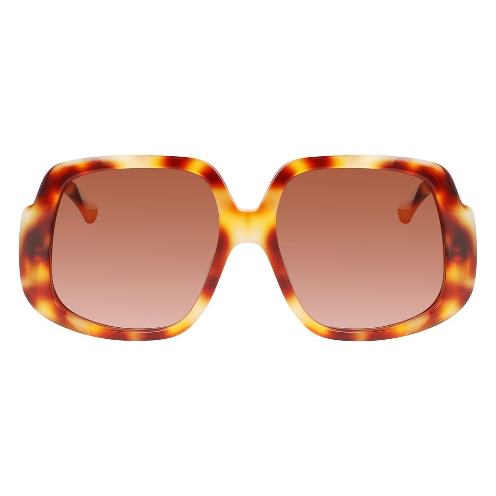 Longchamp Brown Haircalf Sunglasses