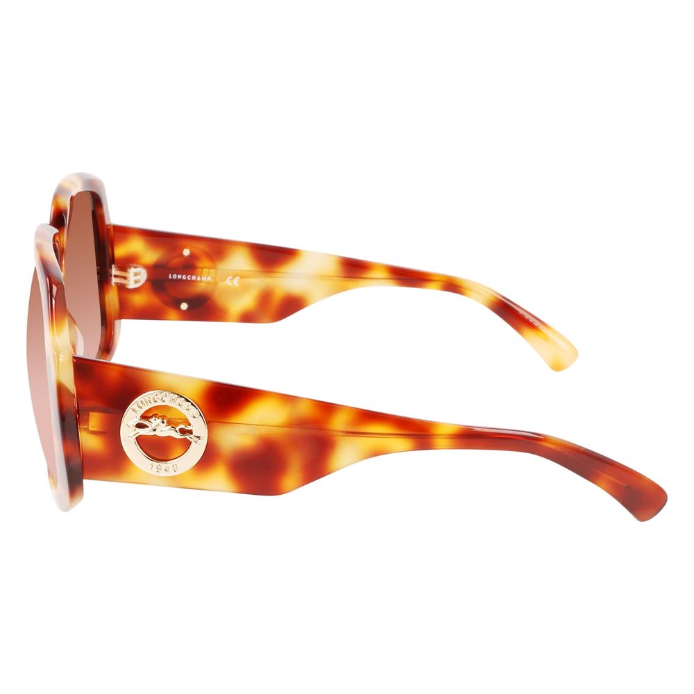 Longchamp Brown Haircalf Sunglasses