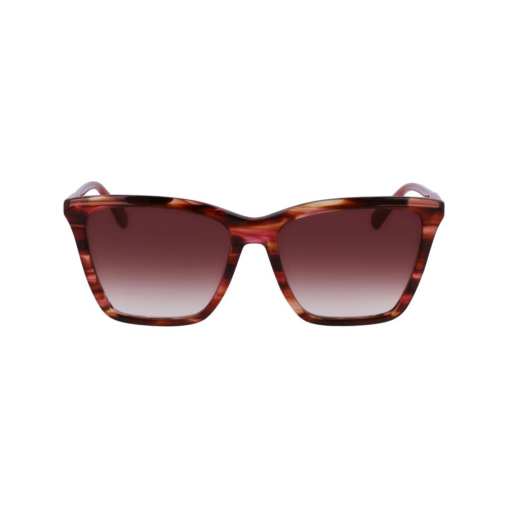 Longchamp Red Haircalf Sunglasses