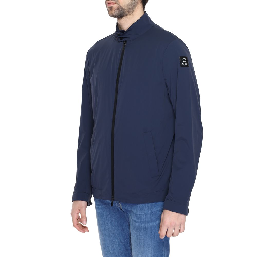 Suns Blue Nylon Jackets & Coat