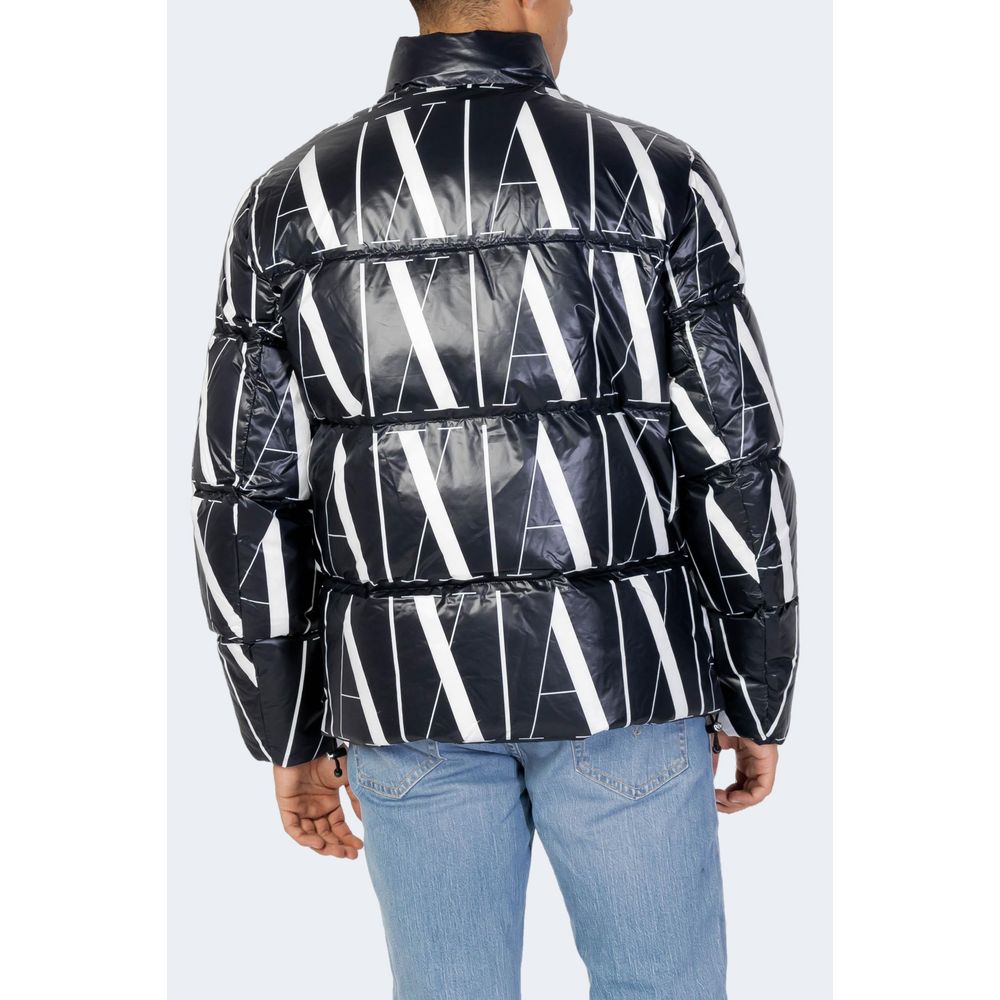 Armani Exchange Jakna iz črnega poliestra