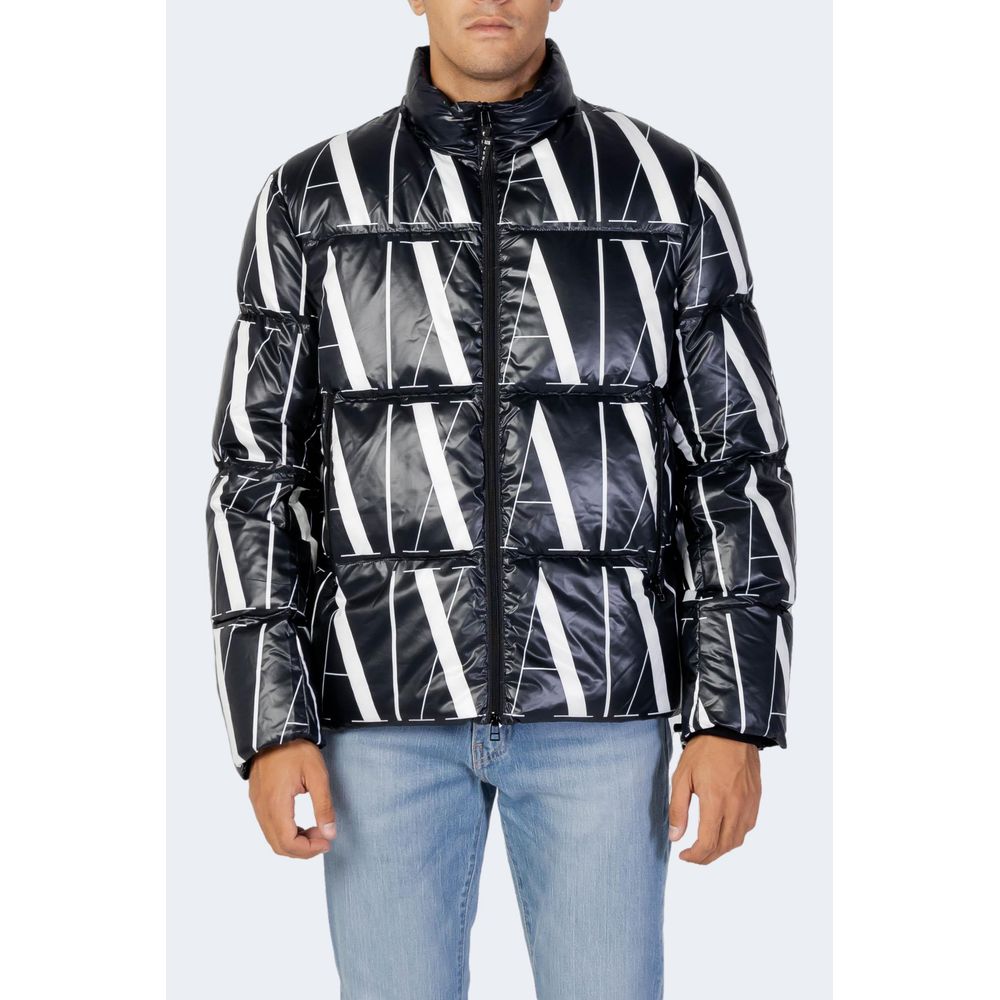 Armani Exchange Jakna iz črnega poliestra