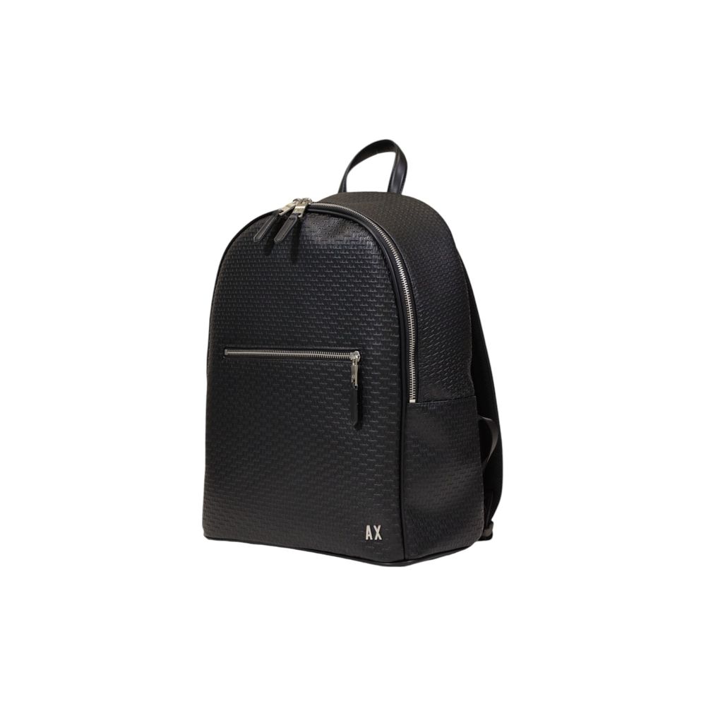 Armani Exchange Črni poliestrski nahrbtnik