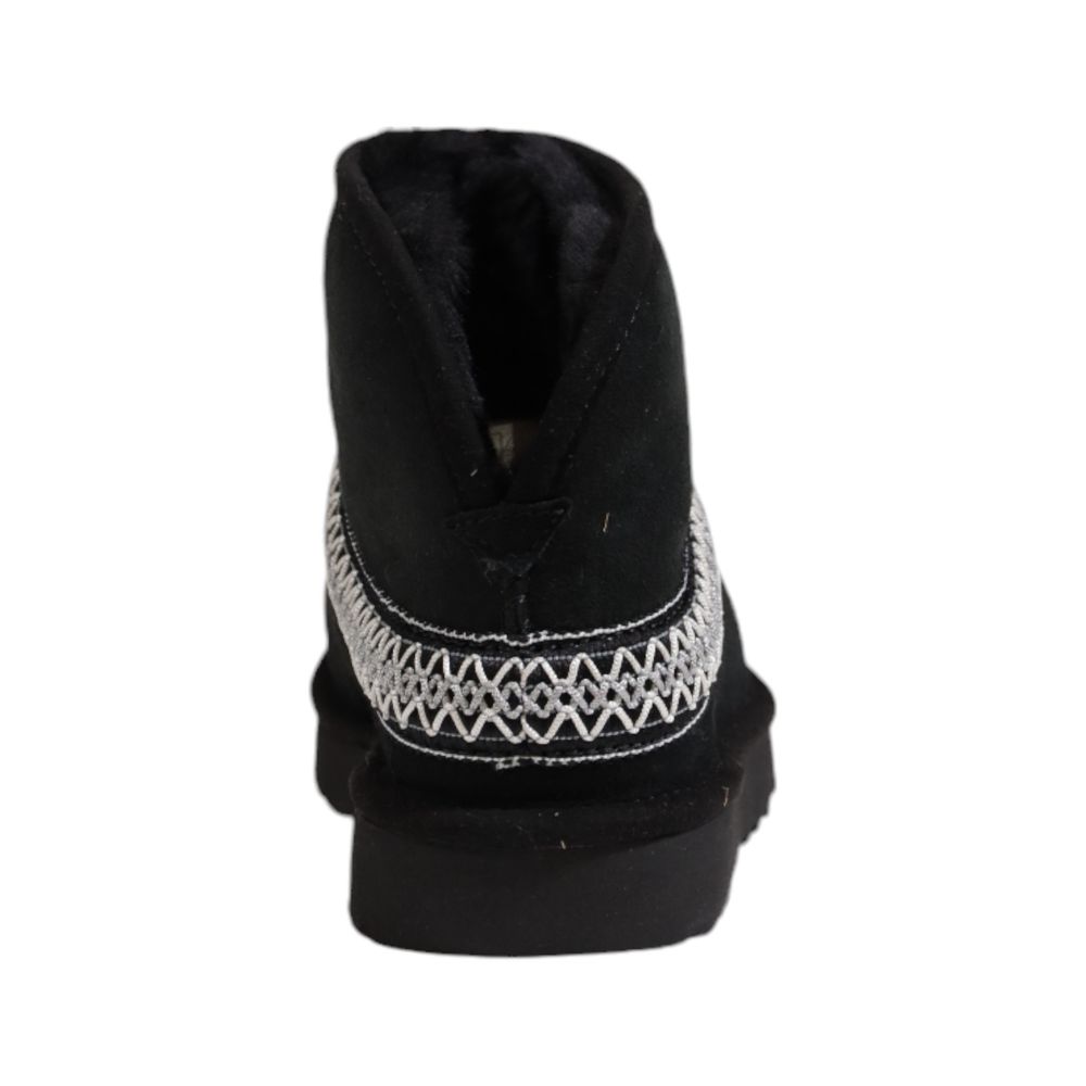 UGG Black Suede Leather Ankle