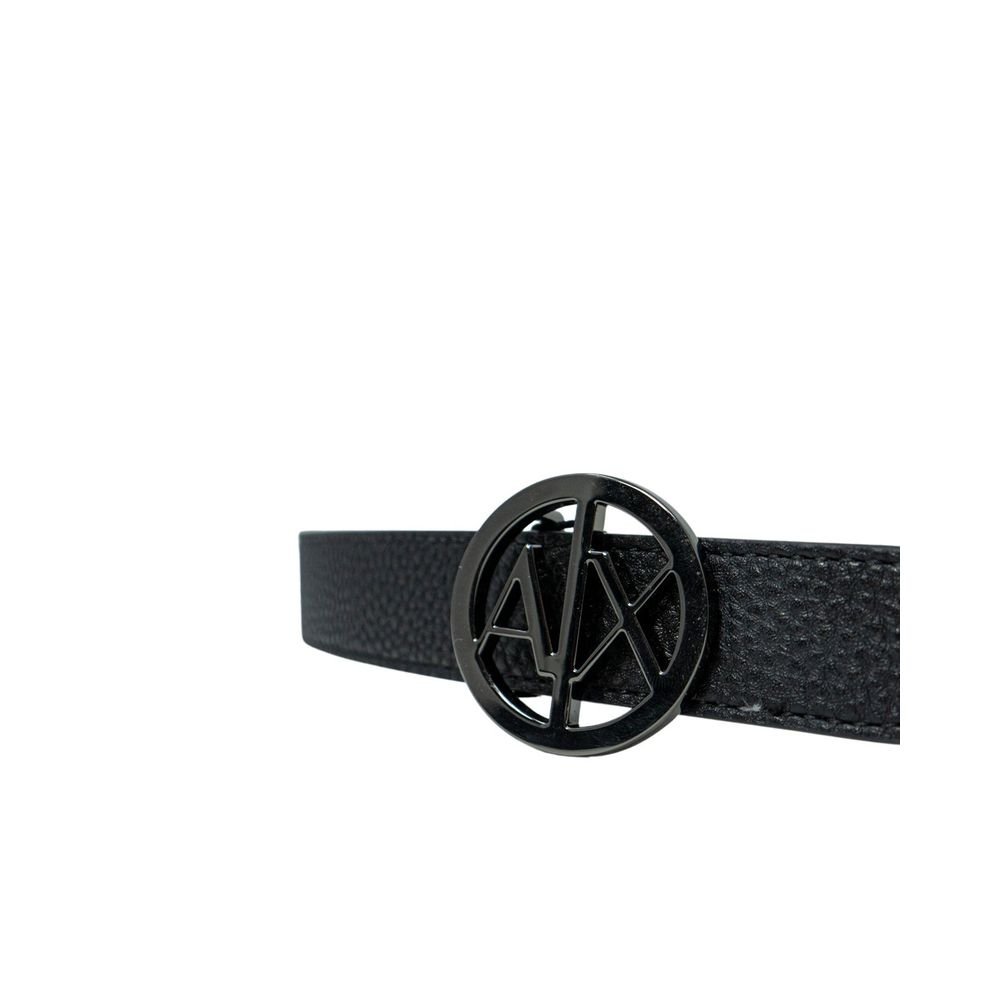 Armani Exchange Črni poliestrski pas