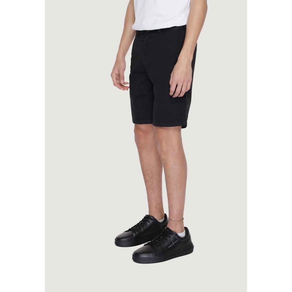 Hugo Boss Black Cotton Bermuda