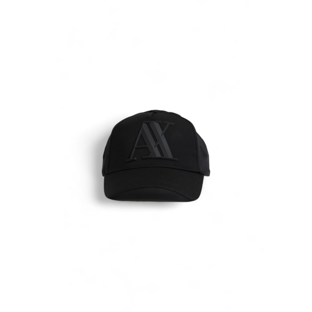 Armani Exchange Črni poliester Klobuki in kape