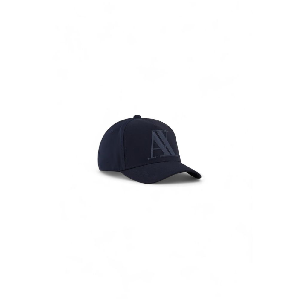 Armani Exchange Modri poliester Klobuki in kape